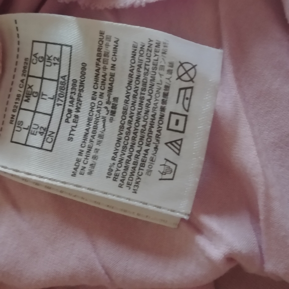 Guess ☆ Y2k Pink Soft Cheetah Bling Glitter V-Neck Long Sleeve Tunic Shirt L - Picture 7 of 11